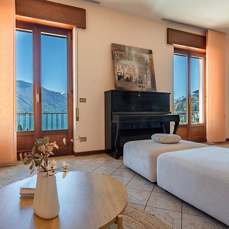 Appartamento Bellavista - Lake Como View - Near The Beach Cremia Exteriör bild